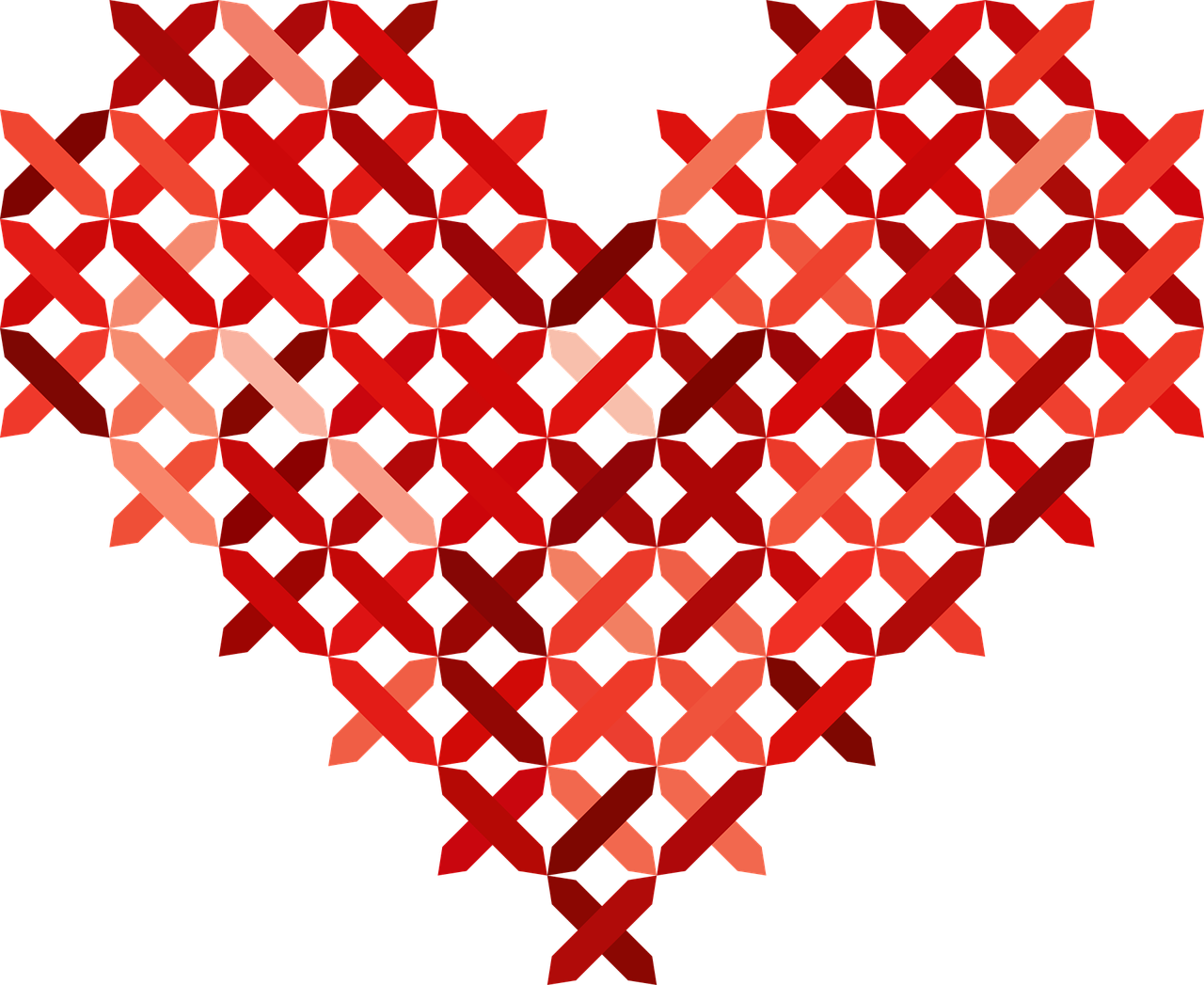 Cross-Stitch Heart